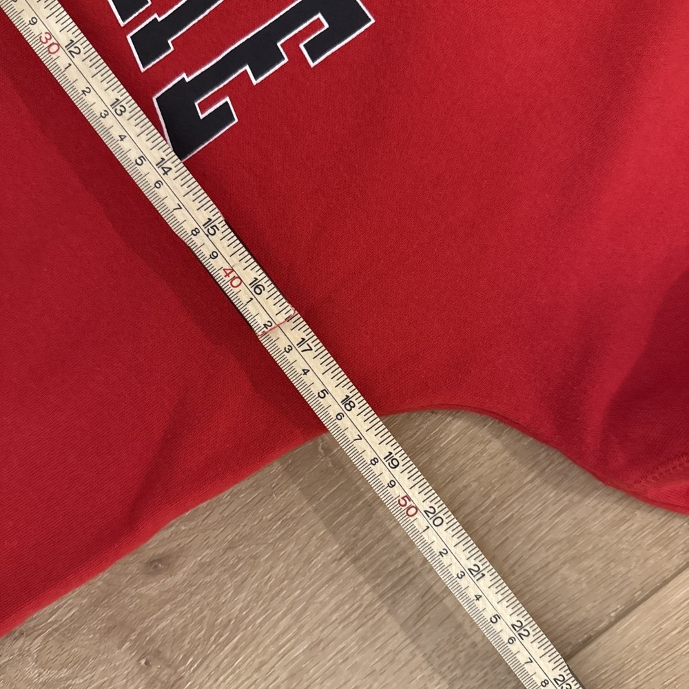 Ohio State Buckeyes Crewneck Sweatshirt Red XS Striped Trim NCAA College - Picture 3 of 8